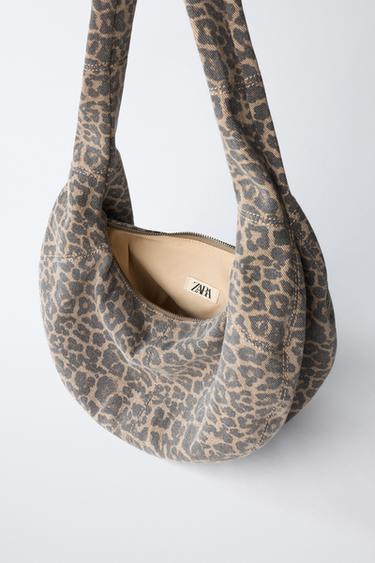 SAC SHOULDER ANIMAL PRINT - Noir de Zara - Image 3