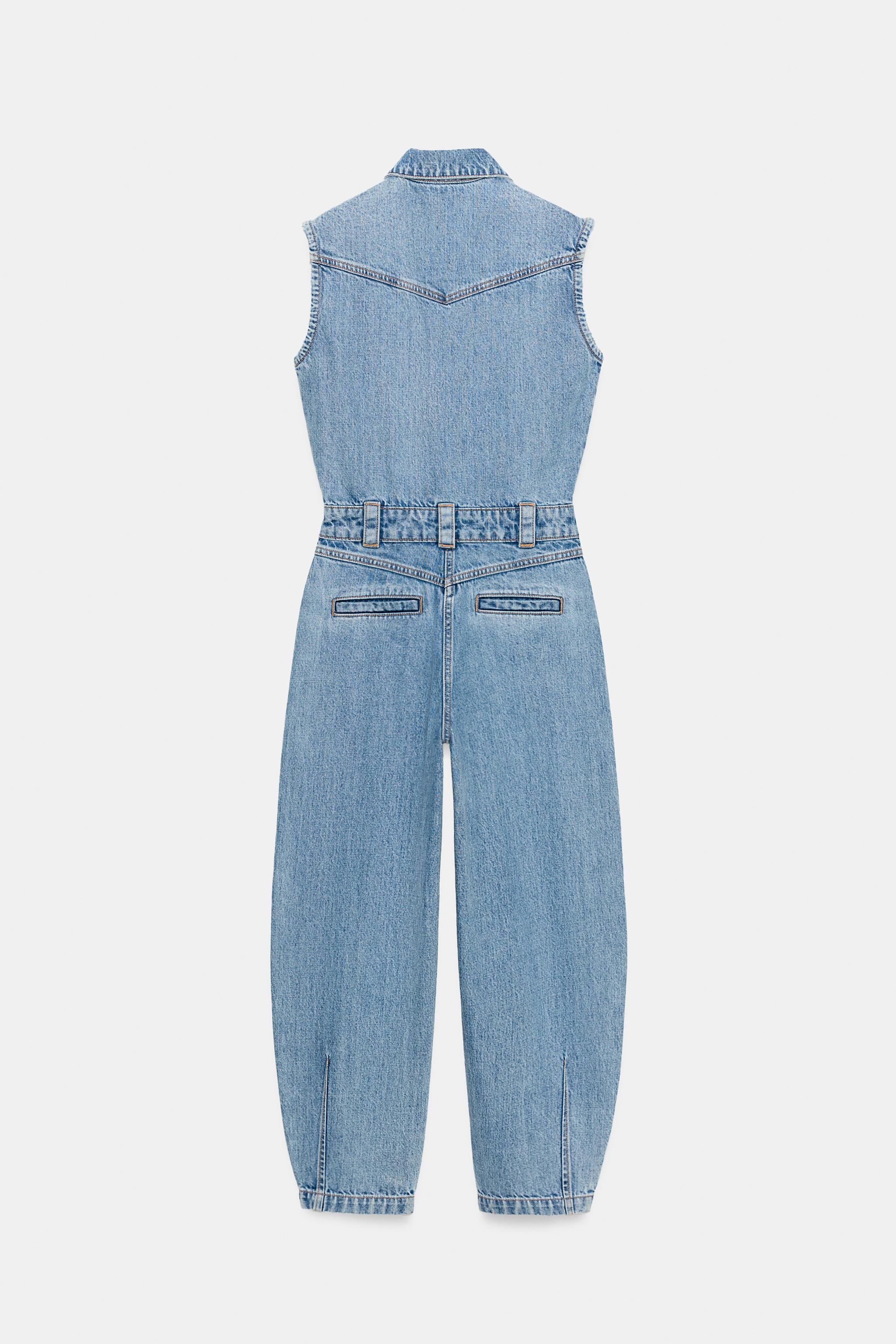 Z1975 BALLOON LEG DENIM JUMPSUIT