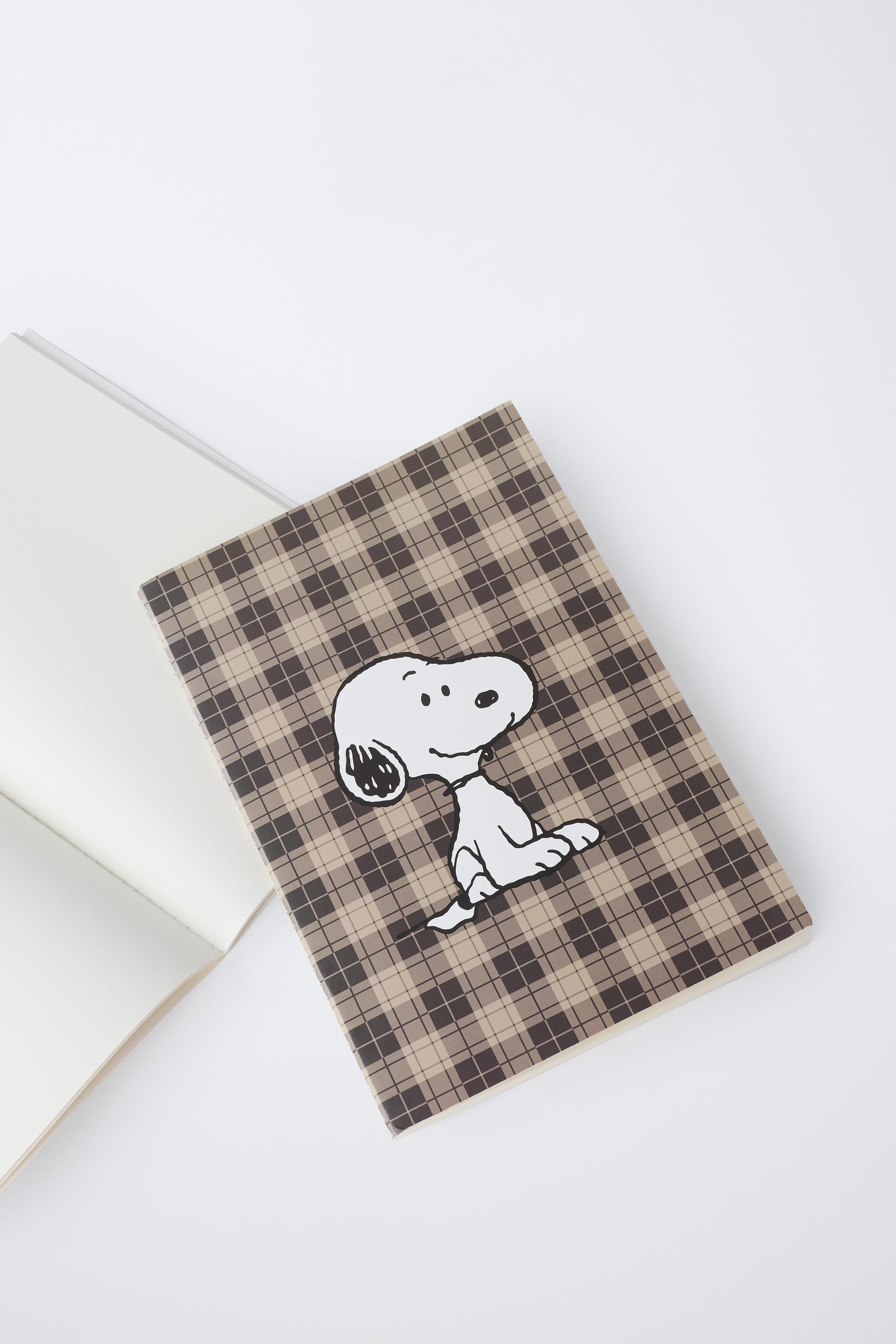 その他 SNOOPY PACK OF TWO SNOOPY PEANUTS™ NOTEBOOKS - Brown | ZARA United