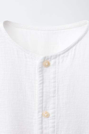 WIDE SLEEVE SHIRT - Ecru by Zara - Image 2