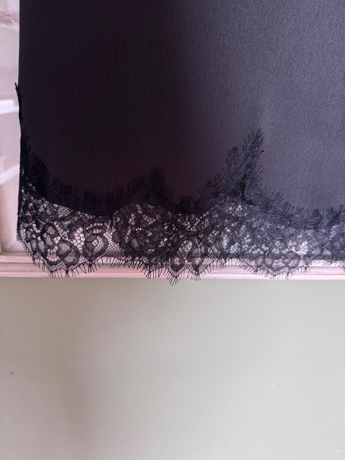 ZW COLLECTION SATIN LACE SKIRT - Image 2