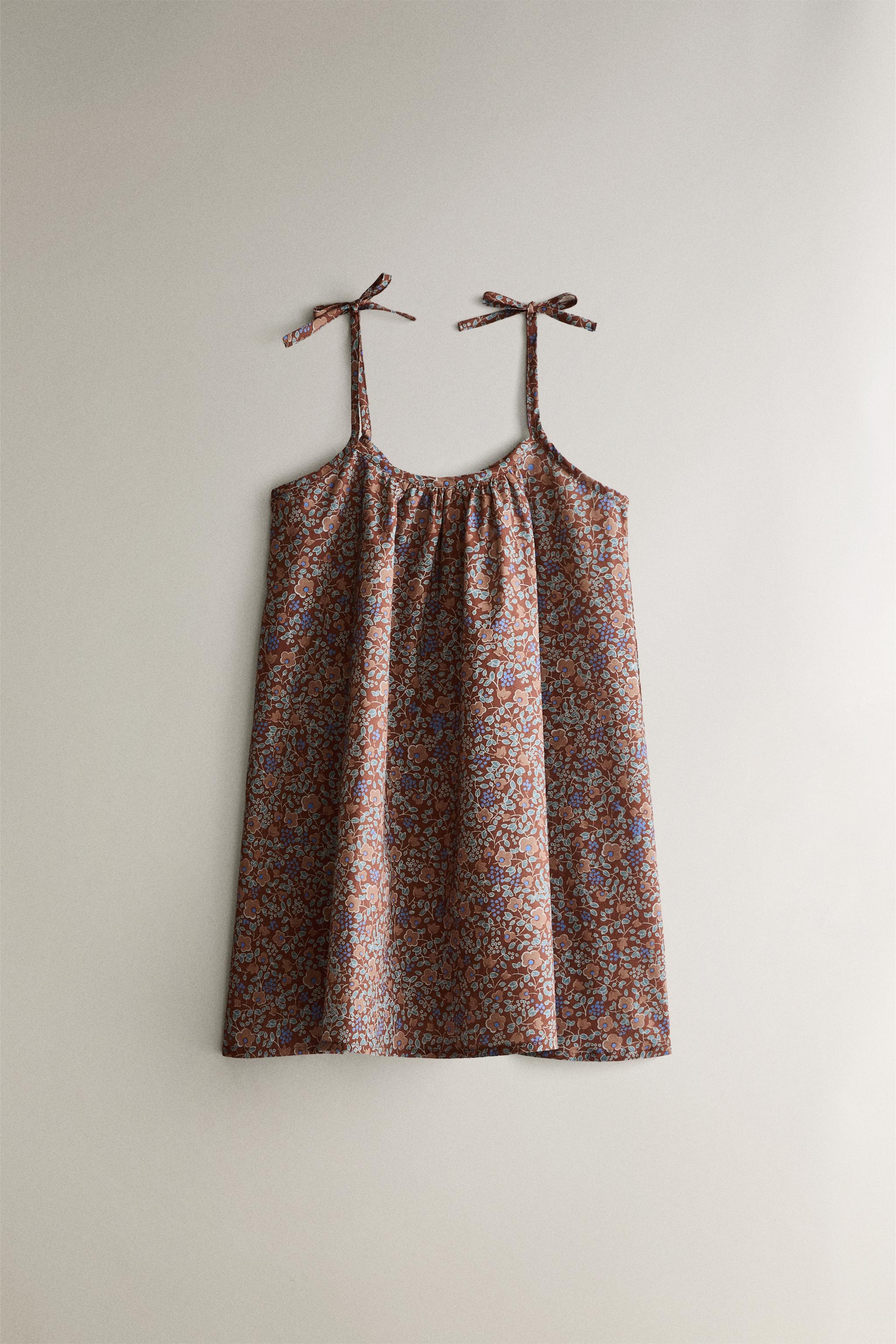 ROBE DE PLAGE ENFANT FLEURIE