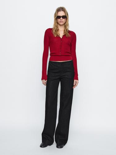 Zara Mid-rise straight-leg comfort jeans - Blue