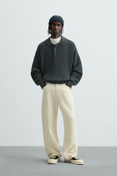 POLO PUNTO PERLADO - Verde pato de Zara - Imagen 0