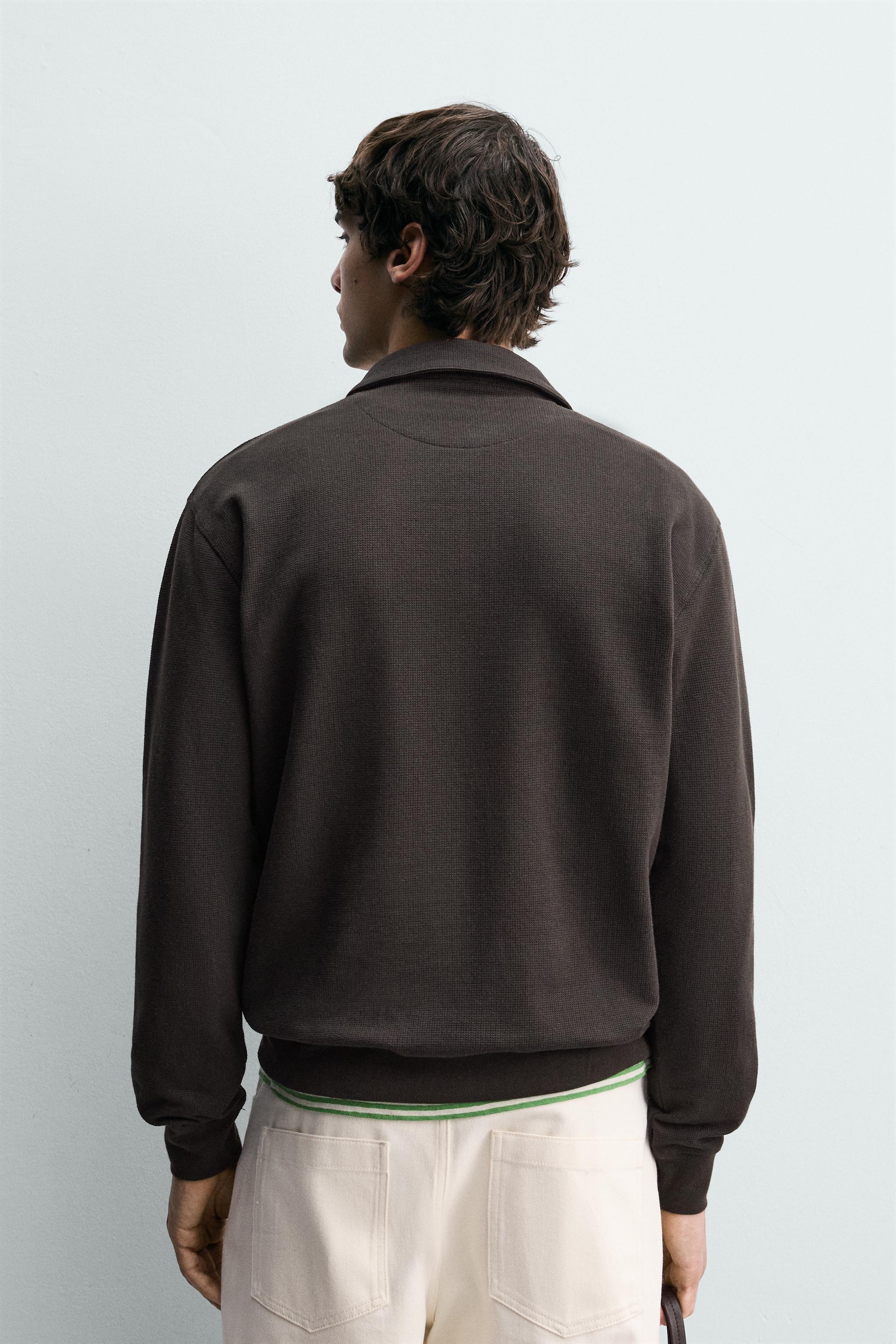 SWEAT POLO À ZIP