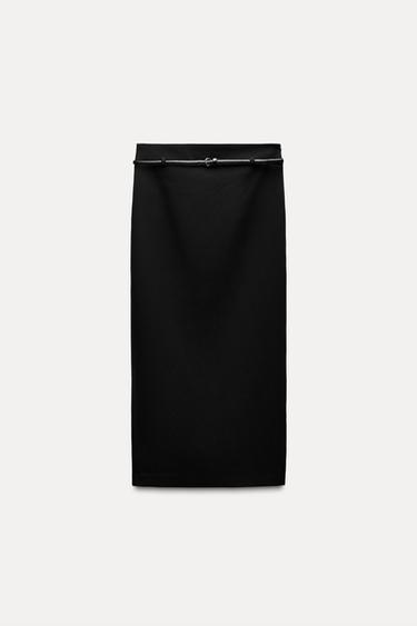SAIA TRF COM CINTO - Preto da Zara