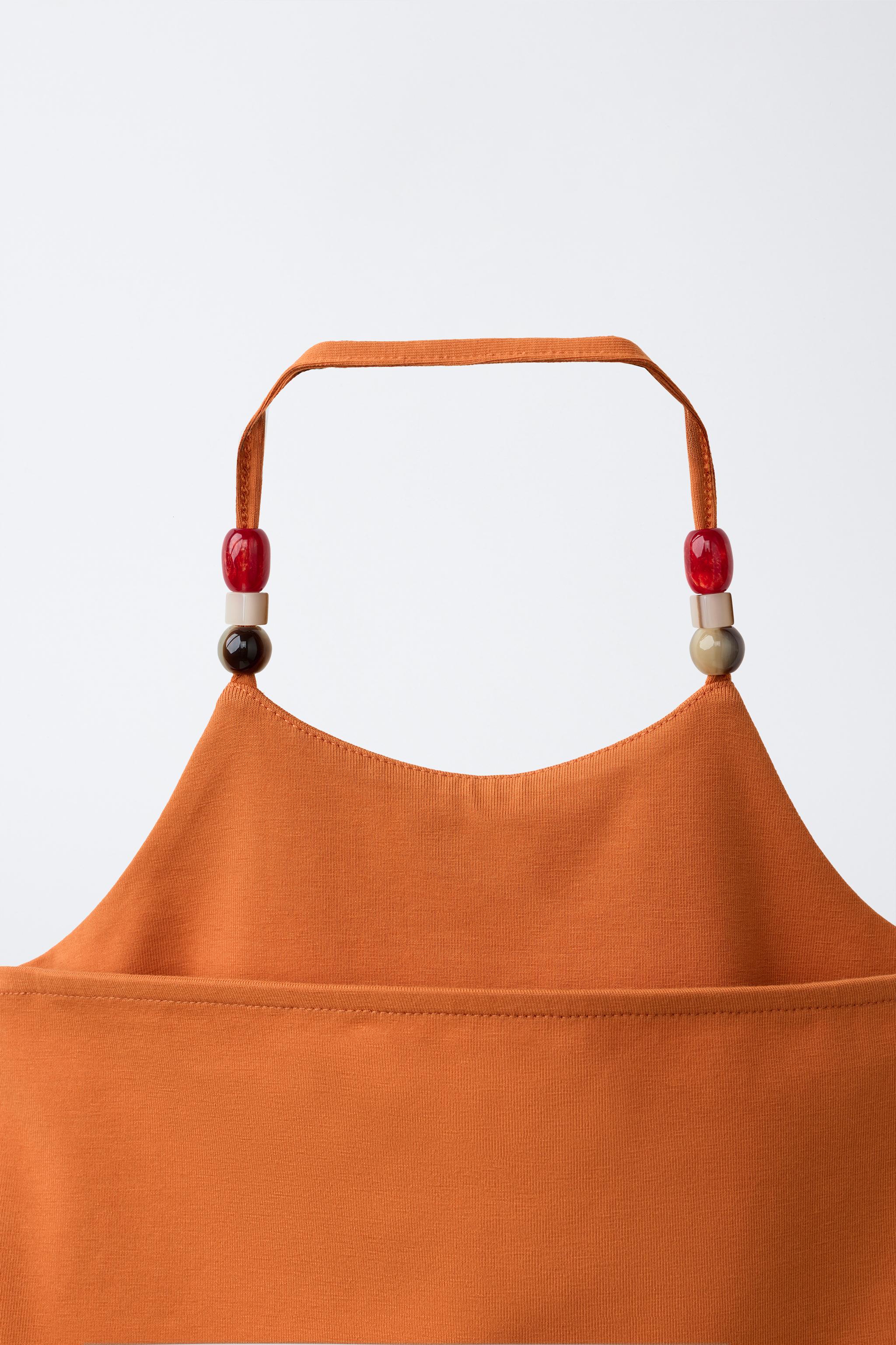 BEADED HALTER TOP