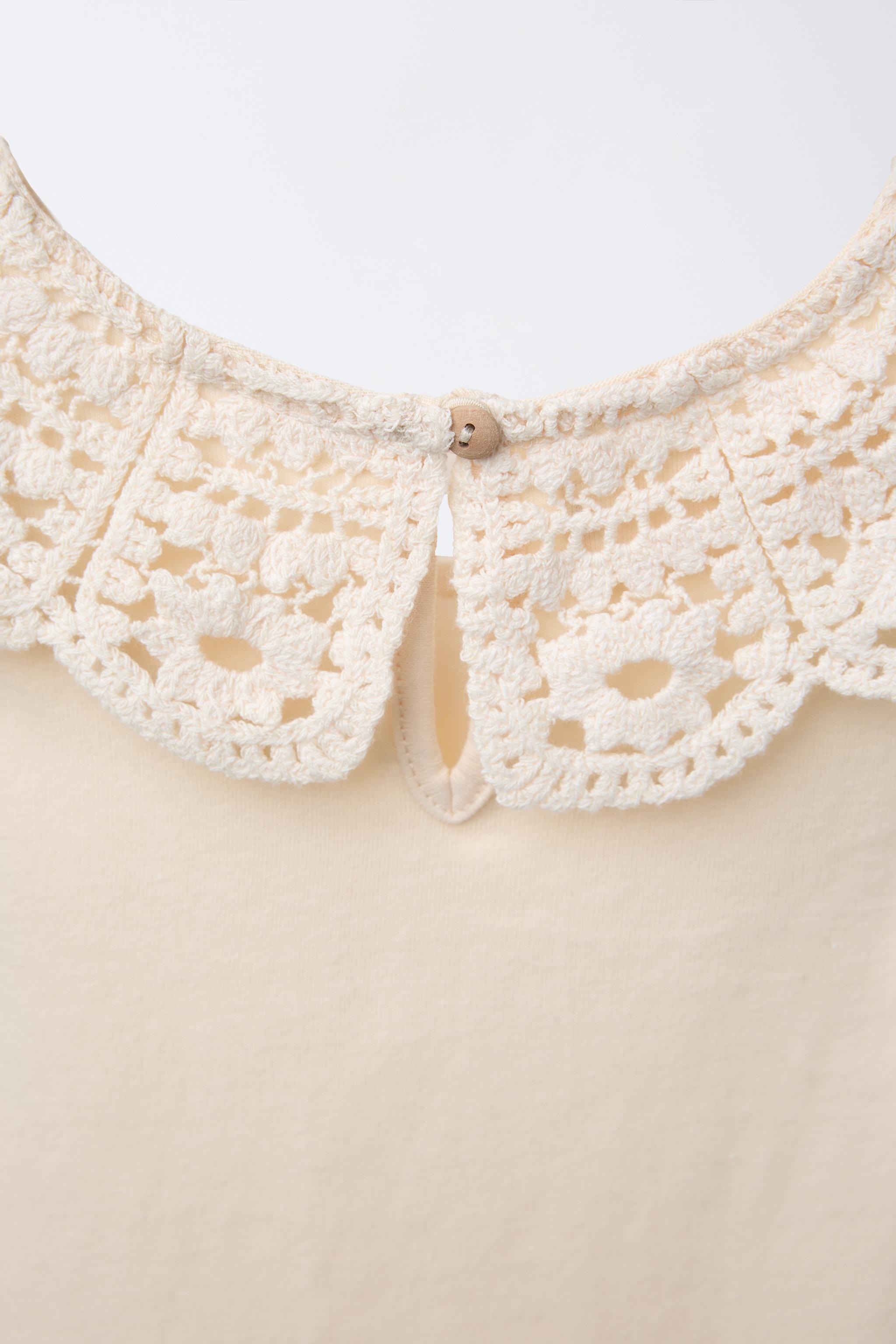 soorploom つけ襟　crochet collar Easy crochet collar – Rectangular and adaptable to all sizes