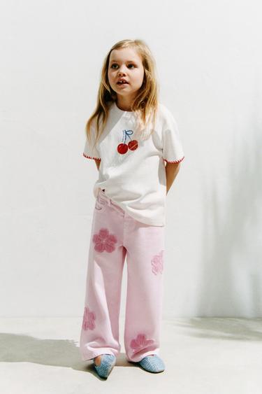 Zara MAJICA S VEZOM – Bijela