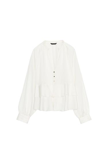 RUFFLED BLOUSE