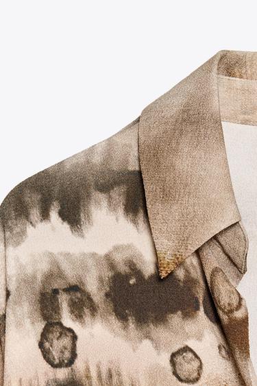 TIE-DYE SHIRT - Brown by Zara - Image 5