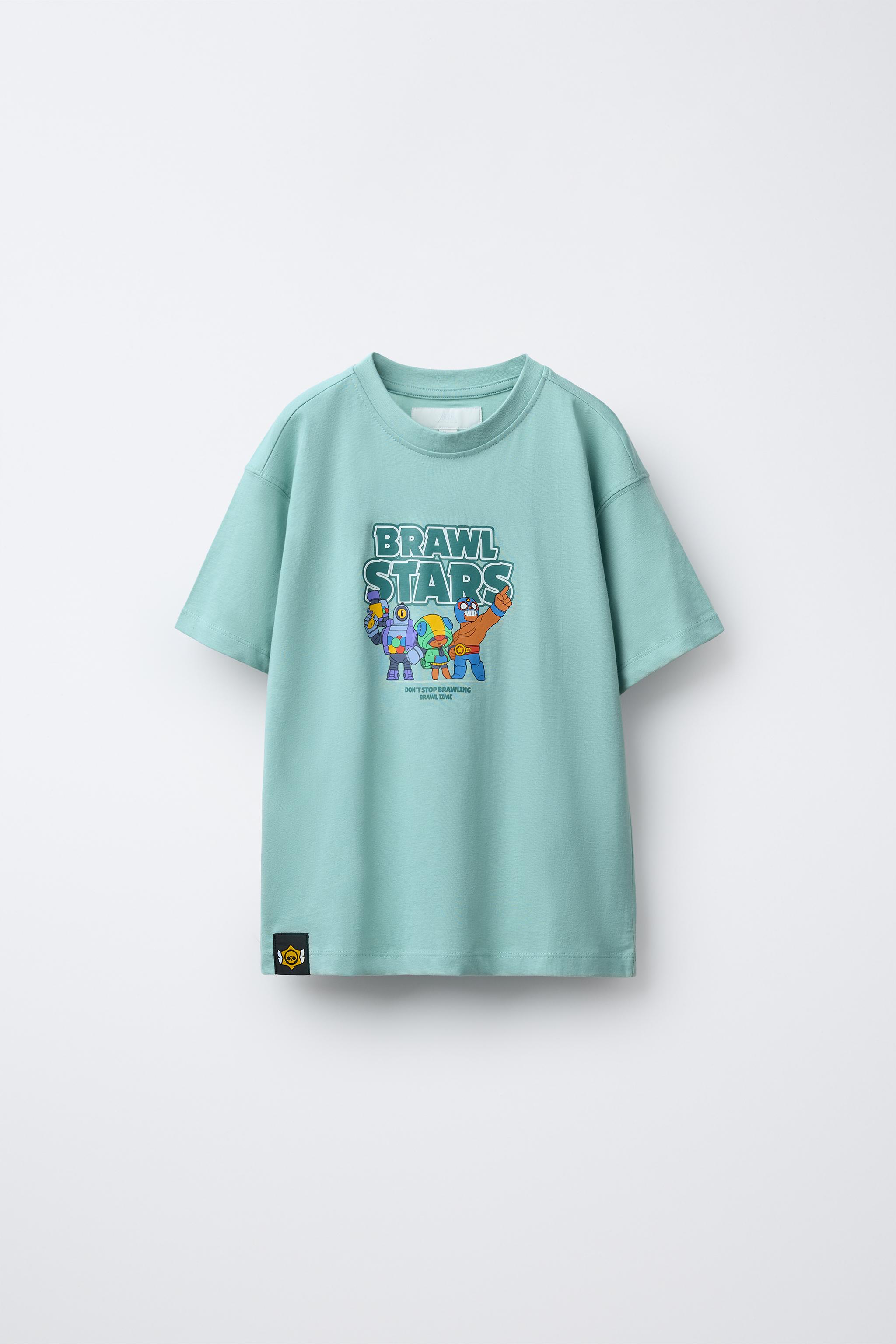 BRAWL STARS © SUPERCELL OY PRINTED T-SHIRT - Blues | ZARA