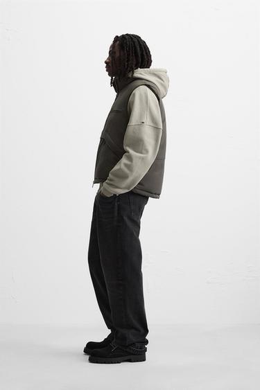 STRUCTURED GILET - Taupe grey by Zara - Image 3
