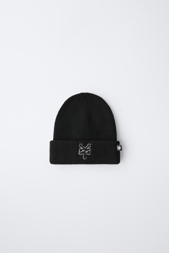 GORRO PUNTO ZOO YORK © X ZARA - Negro de Zara - Imagen 0