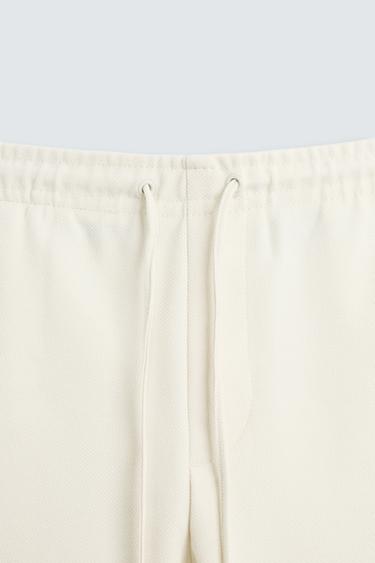 EASY CARE JOGGER WAIST TROUSERS - Mid-ecru by Zara - Image 7