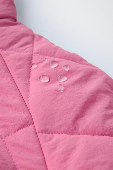 VESTE MATELASSÉE DÉPERLANTE - Rose de Zara - Image 8