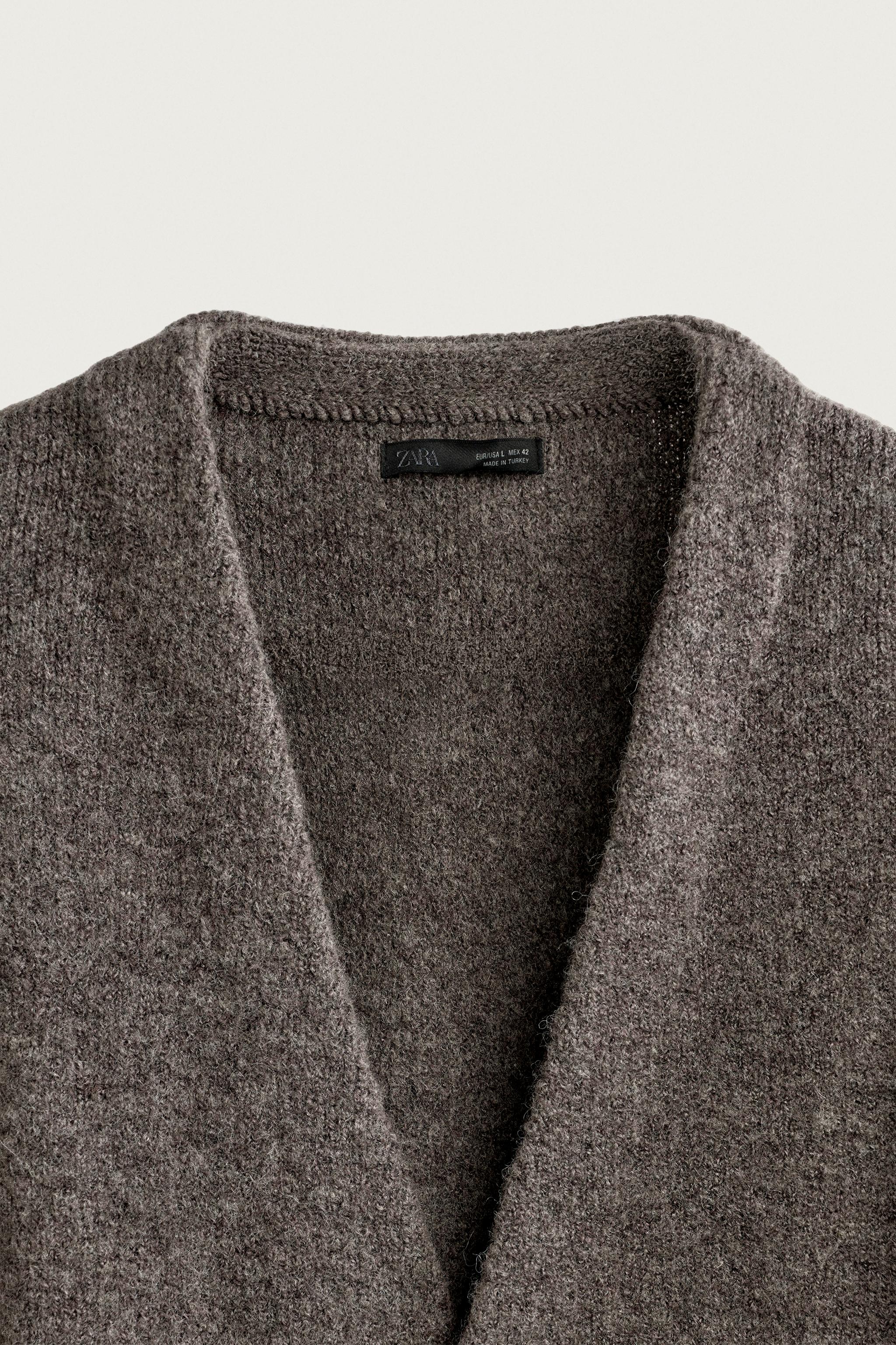 GILET RELAXED FIT AVEC LAINE