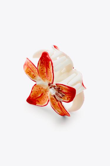HAARSPANGE BLUME - Orange von Zara