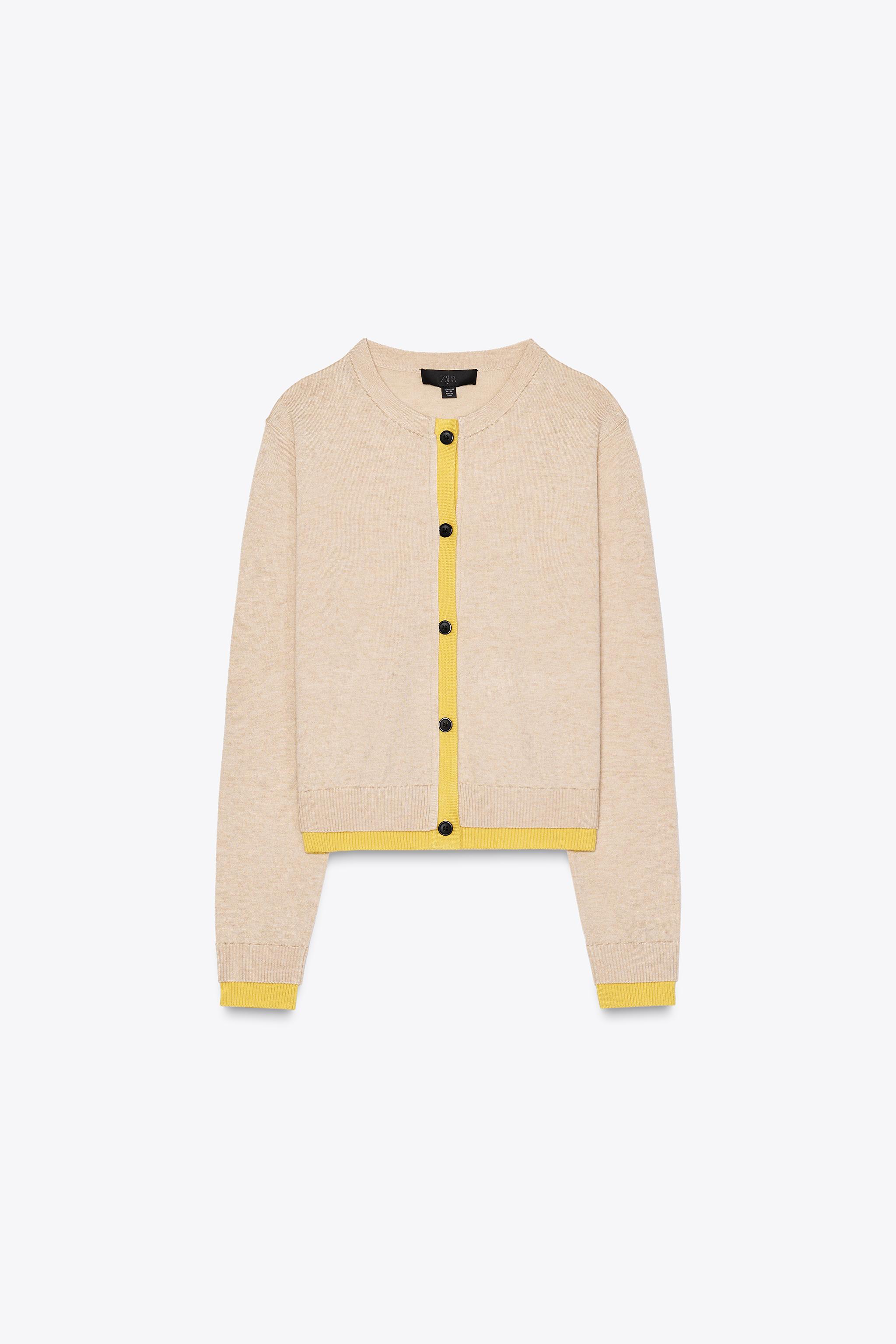 Cardigan Sweater Zara Kurze Strickjacke Zara Strickjacke Damen