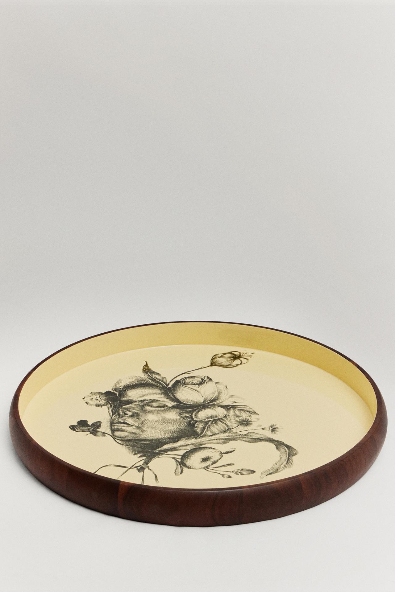 THE ALDIQUÀ ROUND TRAY — Cream