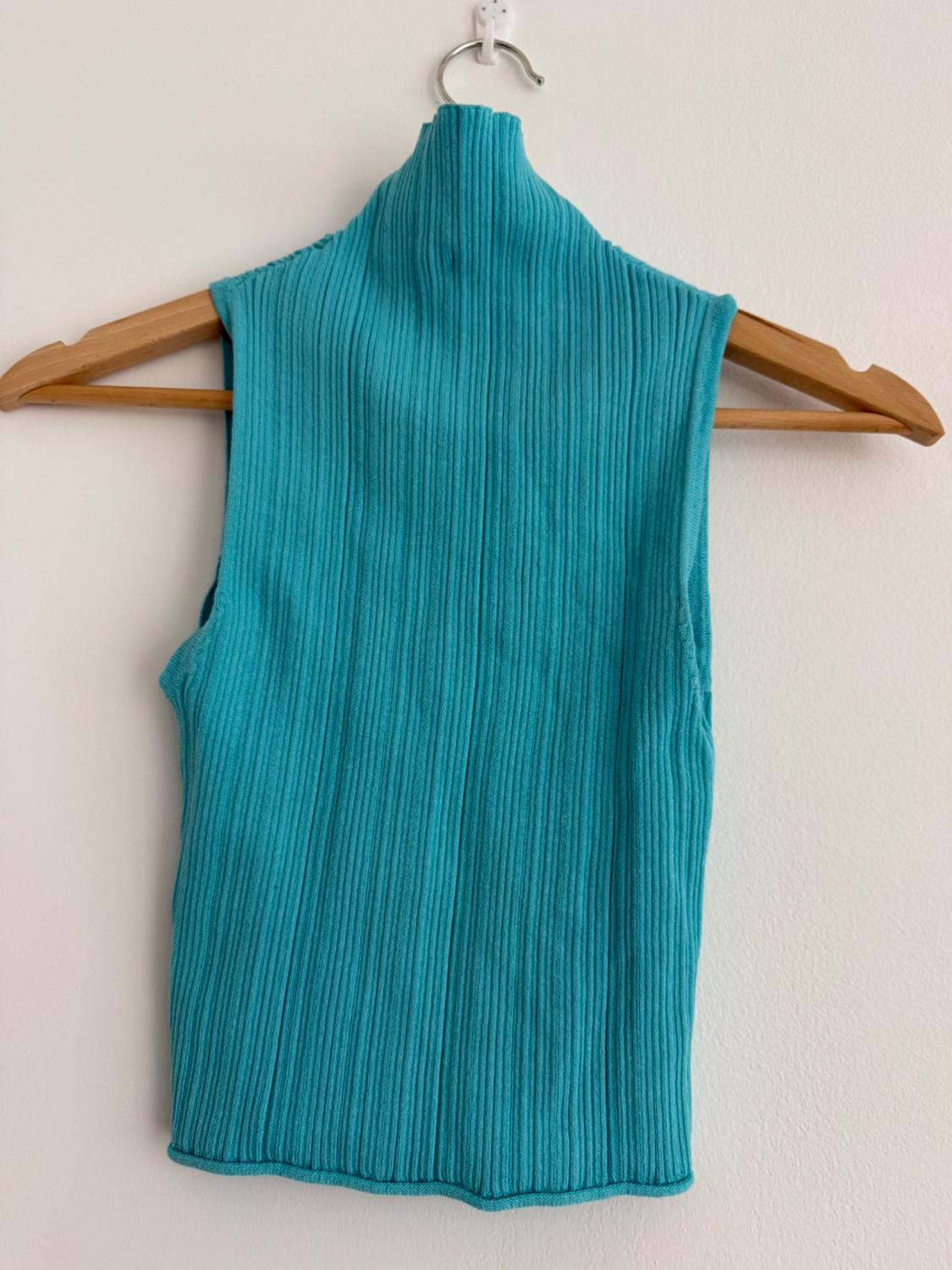 SLEEVELESS KNIT TOP - Image 3
