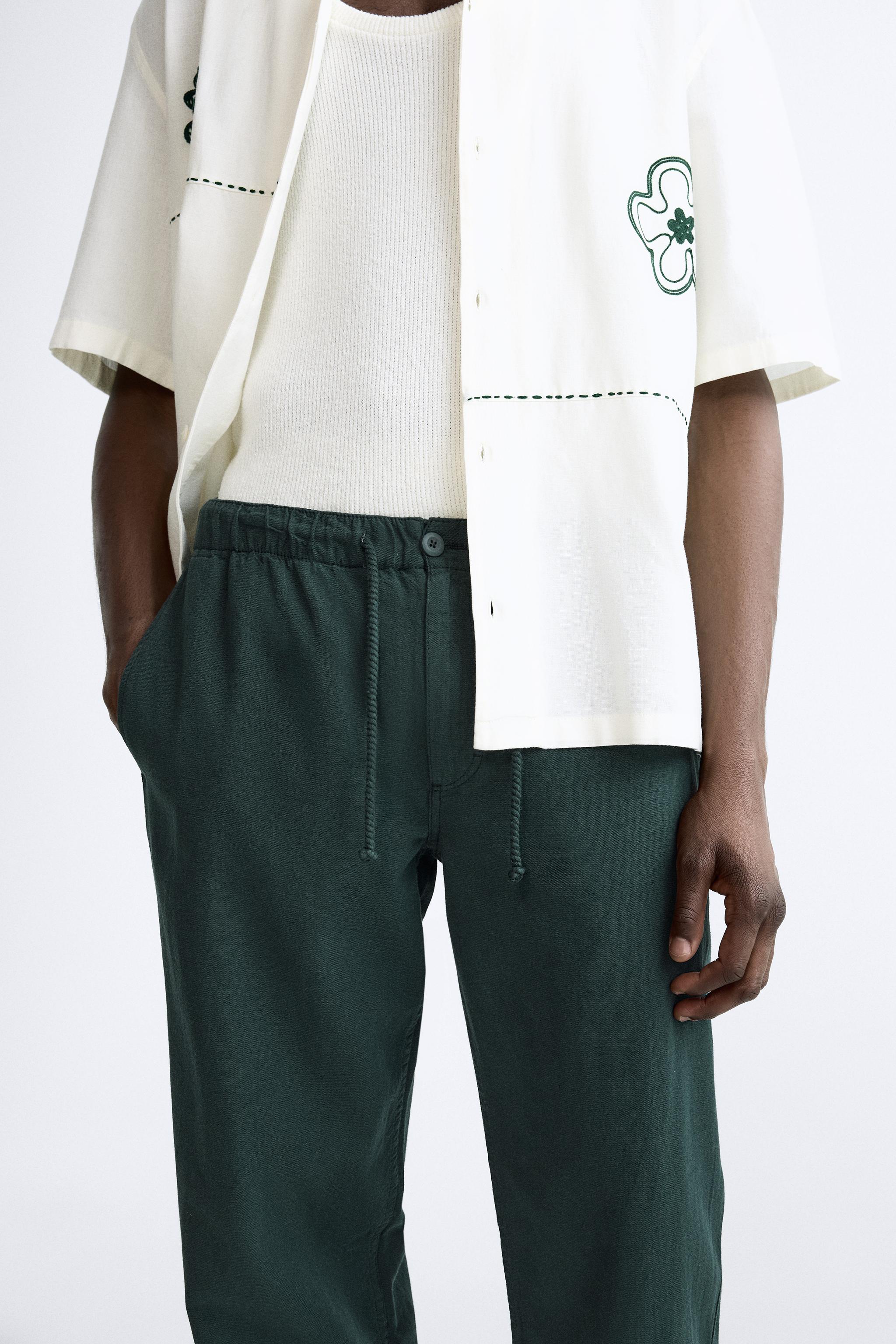 COTTON - LINEN PANTS