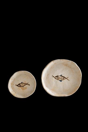 STONEWARE FISH TRAY - Crudo de Zara - Imagen 0