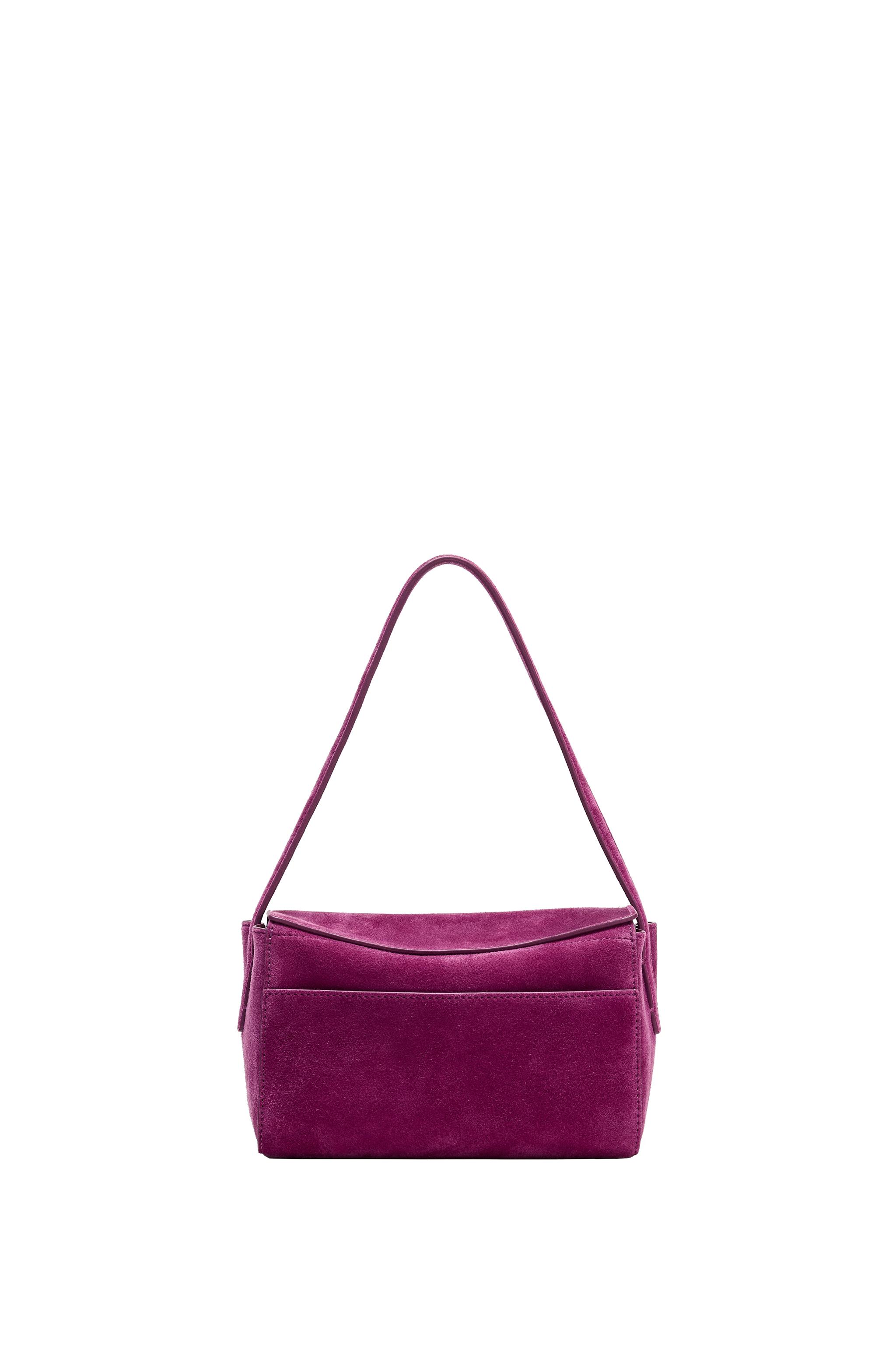MINI LEATHER HANDBAG - Cherry Red | ZARA United States