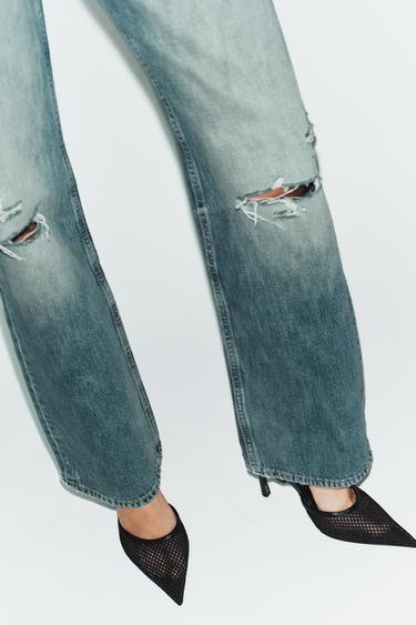 CHAUSSURES À TALONS EN RÉSILLE - Noir de Zara - Image 1