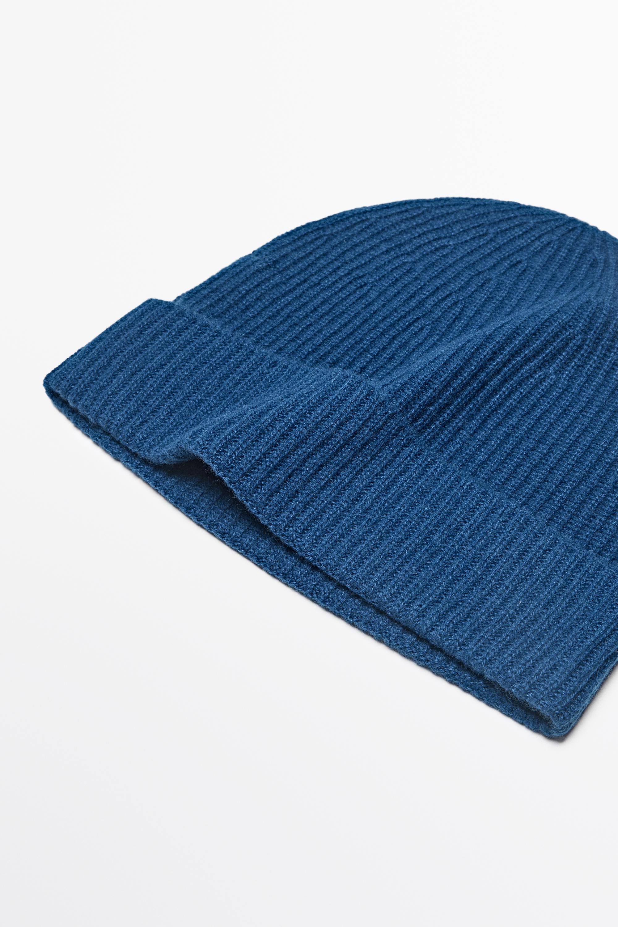 100% cashmere knit beanie