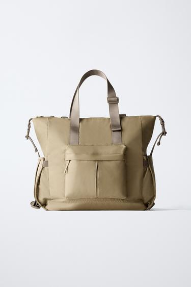 MATERNITY BACKPACK - Camel Brown by Zara
