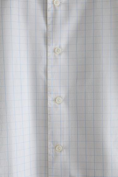 CHECK SHIRT - Oyster-white by Zara - Image 3