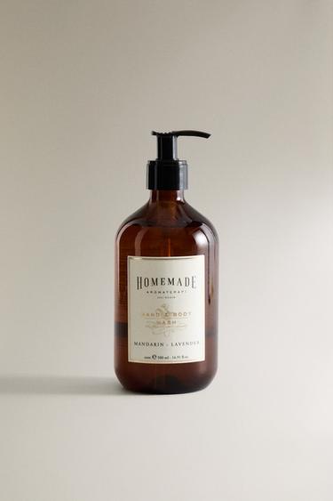 (550 ML) MANDARIN ORANGE, LAVENDER LIQUID SOAP - White / Pink by Zara