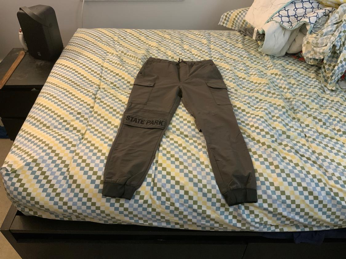 CARGO PANTS WITH STRAP - Image 2