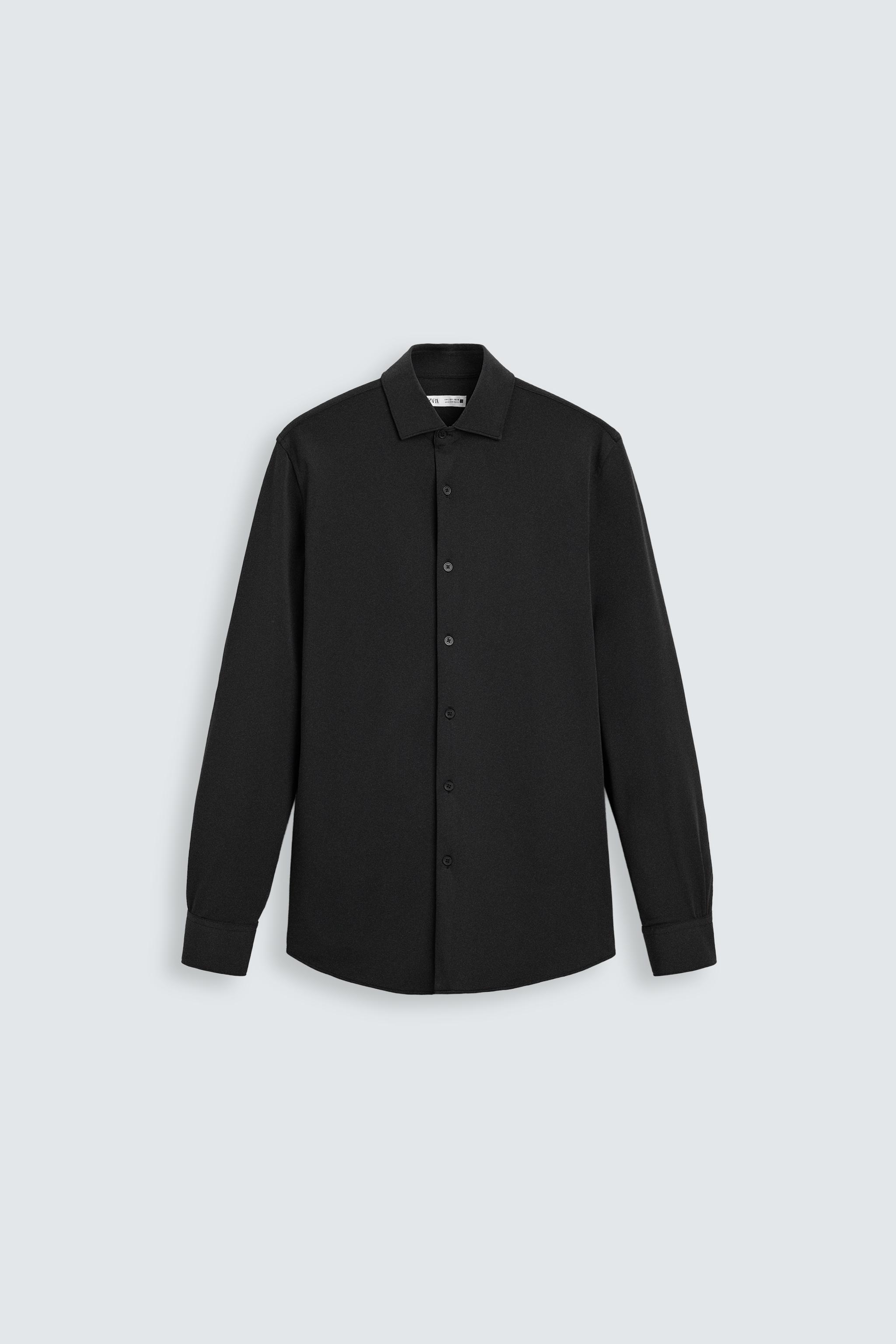 ZARA テクスチャードジャガードシャツ ジャカード織りテクスチャーセットアップ | ZARA Japan / 日本