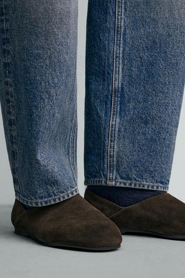 LEATHER SHOES WITH VIBRAM® SOLE AARON LEVINE X ZARA - Brown by Zara - Image 2