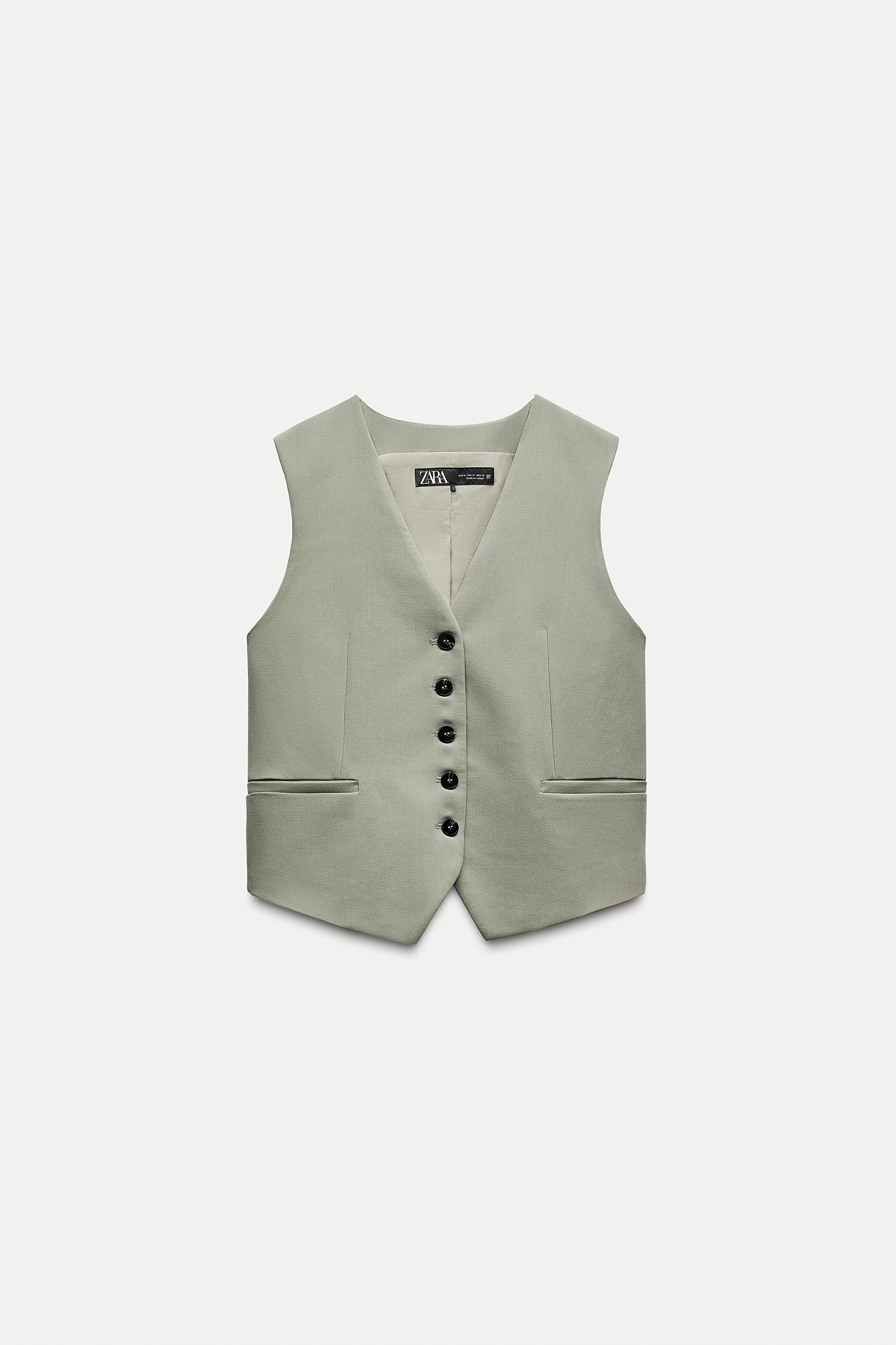 TAILORED WAISTCOAT - Greenish | ZARA United States