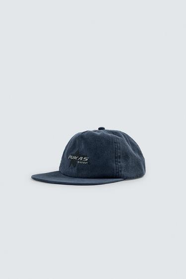 KAPA Z RAVNIM VIZIRJEM PUKAS SURF X ZARA - Modra od Zare