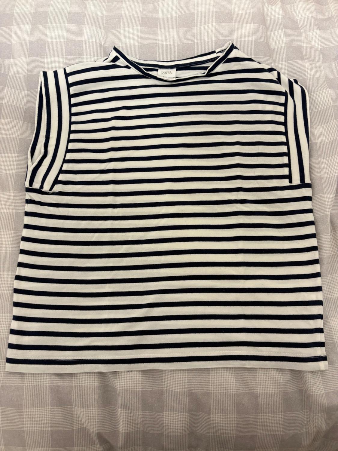 STRIPED T-SHIRT WITH TABS - Image 2