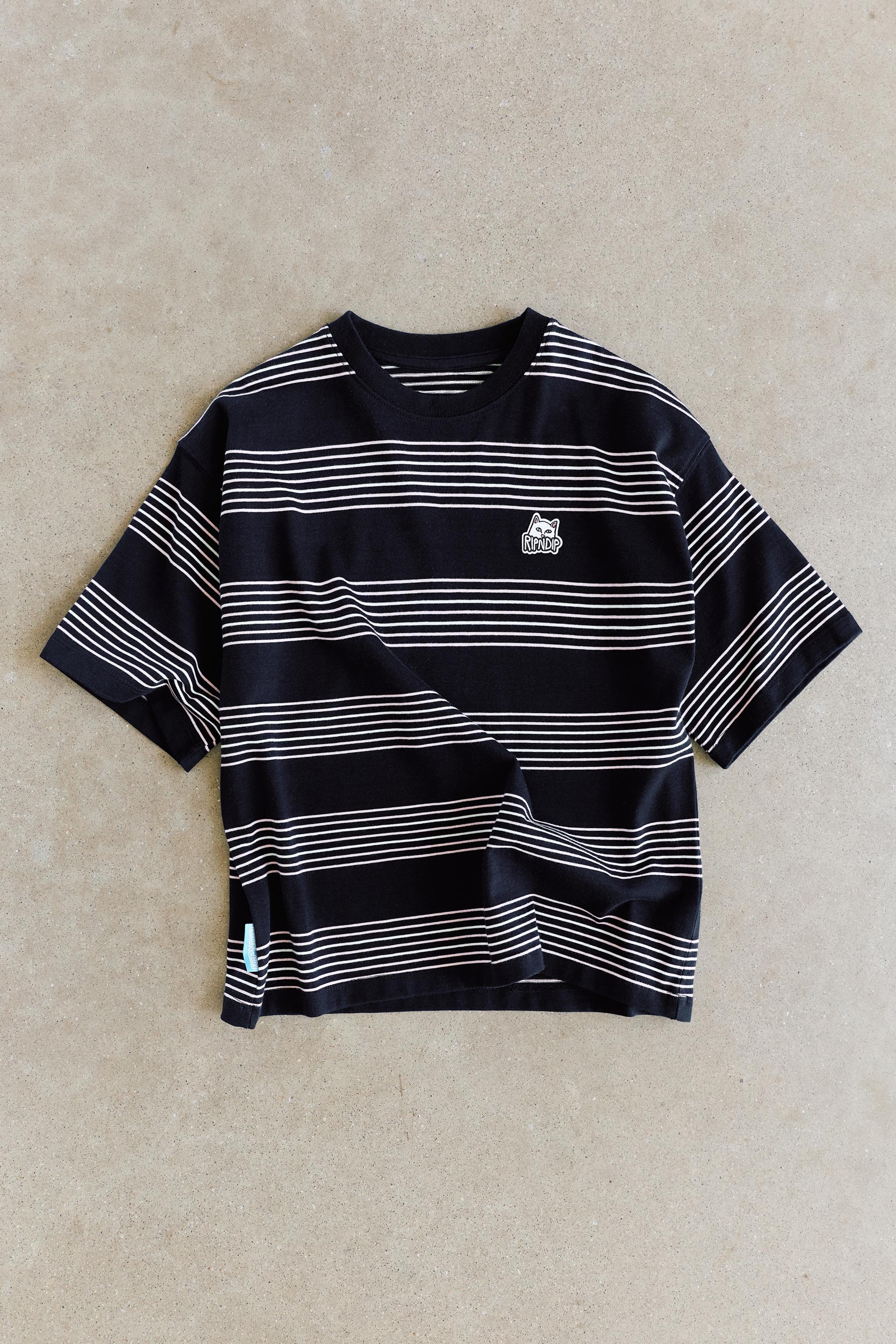 RIPNDIP © X ZARA KIDS STRIPED EMBROIDERED T-SHIRT — Pink