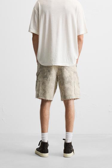 ABSTRACT PRINT CARPENTER BERMUDA SHORTS - Printed by Zara - Image 2
