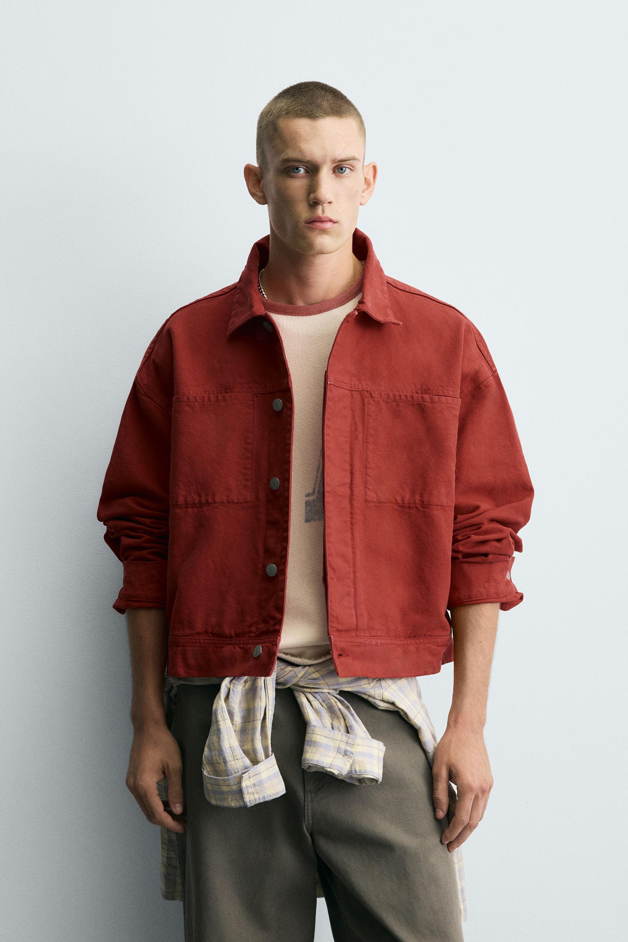 ZARA オーバーサイズ CROPPED-FIT ジャケット CROPPED FIT ジャケット - ブラック | ZARA Japan / 日本