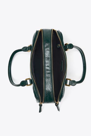 ZIP BOWLING BAG - Green by Zara - Image 4