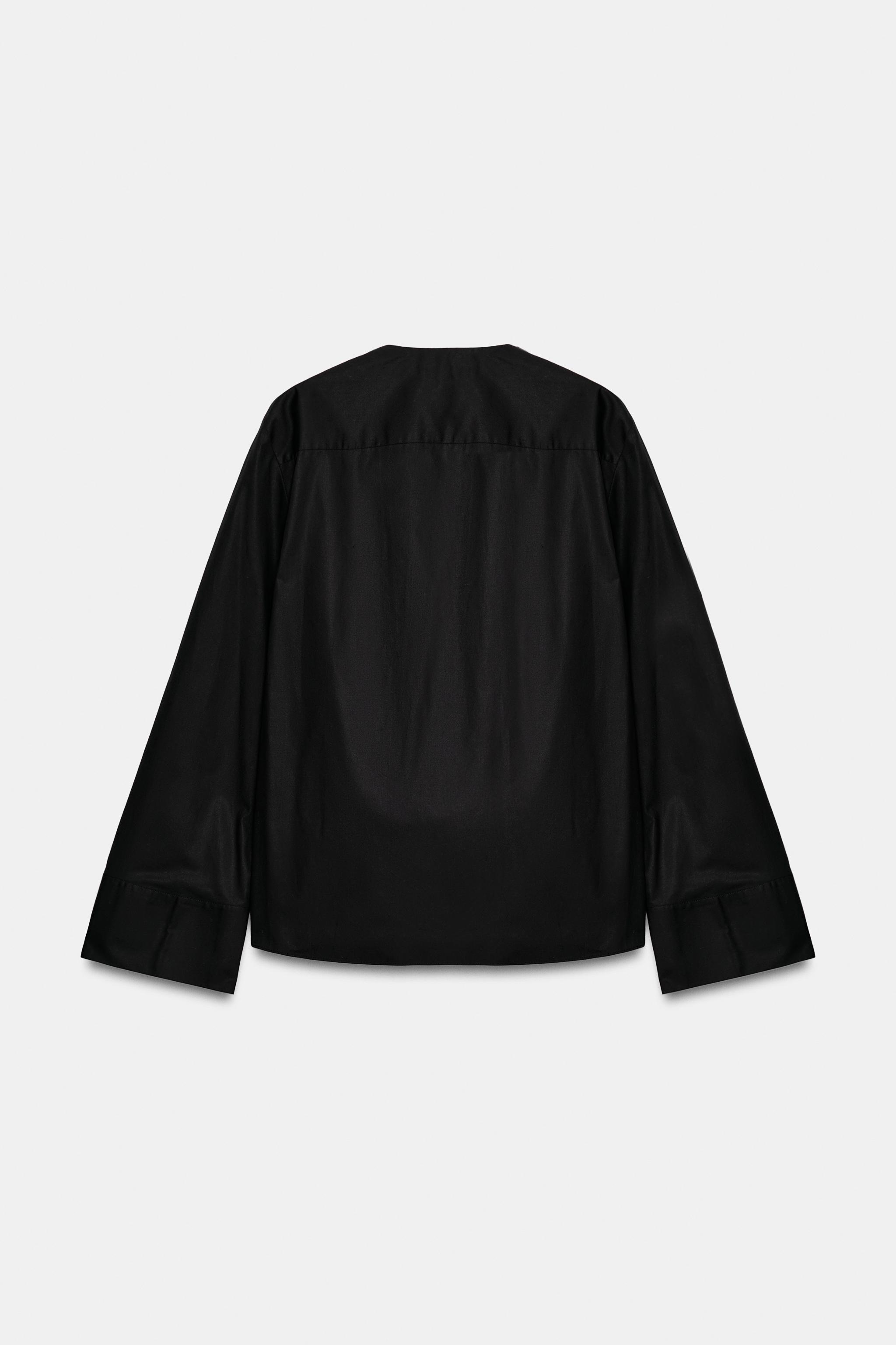 ZW COLLECTION PLEATED SHIRT