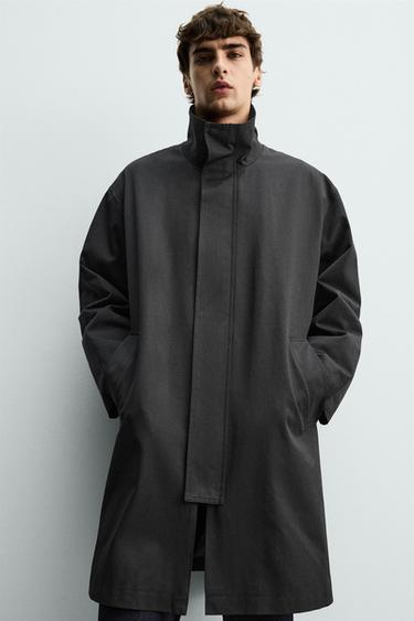RELAXED FIT PARKA - Black by Zara - Image 4