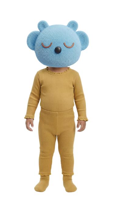 КОМПЛЕКТ ИЗ БОДИ И ЛЕГИНСОВ С КРУЖЕВОМ — ОХРА от Zara