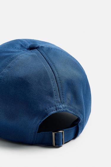 CASQUETTE TEXTE BRODÉ - Bleu de Zara - Image 7
