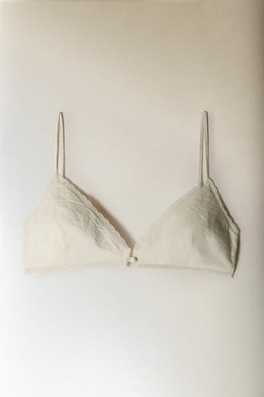 LACE BRALETTE - Ivory by Zara - Image 5
