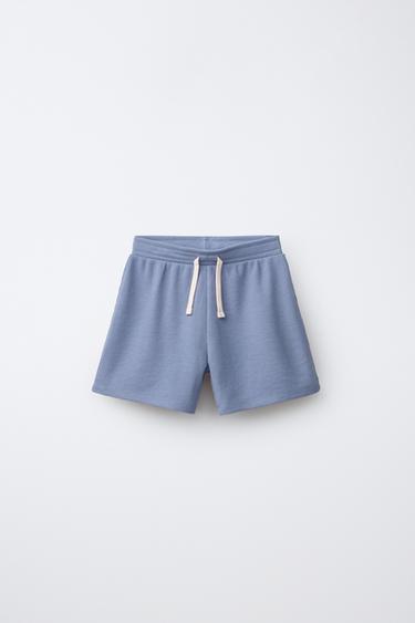 PYJAMA GAUFRÉ ÉTIQUETTE 1 1/2-6 ANS - Bleu de Zara - Image 3