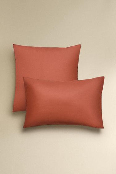 PERCALE PILLOWCASE (500 THREAD COUNT) - Clay by Zara
